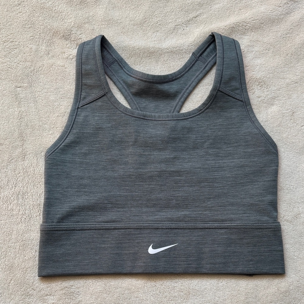 Nike Women's Charcoal Dri-Fit Sports Bra